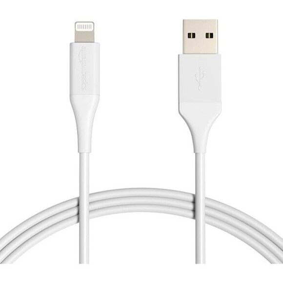 Amazon Basics USB-A to Lightning ABS Mfi Certified Charger Cable for Apple iPhon - Picture 1 of 10